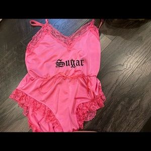Pink “Sugar” Romper
